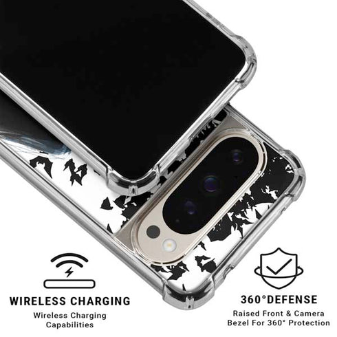 DC Comics Batman Holding batarang Art Pixel 9 Pro XL Clear Case